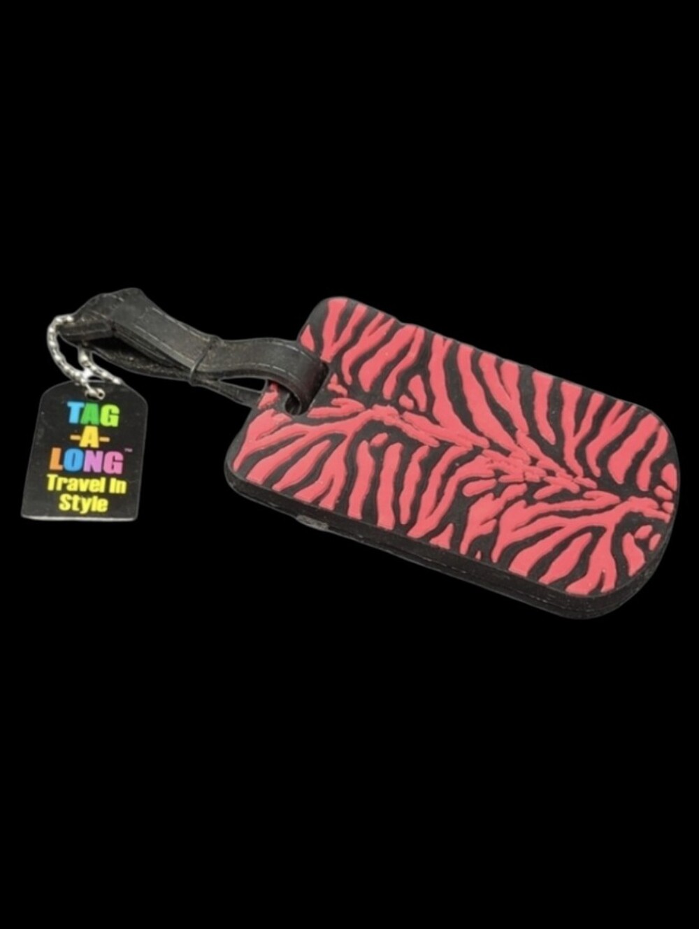 NEW - ANIMAL PRINT RUBBER LUGGAGE TAG - Picture 2 of 7